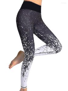 Leggings da donna Fitness Sport Leggins Allenamento da donna Vita alta Collant con stampa digitale Pantaloni da yoga Palestra Corsa sexy