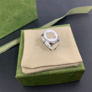 Designer Rings Letter G Logo Silver Wedding Ring Luxury Women Fashion Jewelry Metal Ggity Rings Crystal Pearl Gift 55656