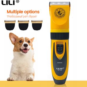 Dog Grooming 100-240V Electric Professional Pet Hair Clippers Grooming Shaver Rechargeable Dogs Hair Trimmer Haircut Machine for Cats Rabbit 230707