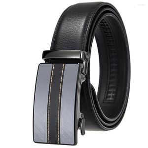 Paski Business Man Belt Casual Fashion Luxury Designer Automatic G Buckle Women Jeans Leather For