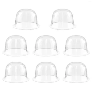 フック 8 個プラスチック帽子ホルダードームサポートディスプレイスタンド形状プロテクター家庭旅行用