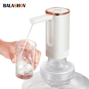 Water Pumps Electric Water Dispenser Pump Foldable USB Automatic Barreled Water Pump Button Control Portable Water Barreled Pump For Home 230707