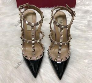 Tasarımcı Lady Pandsed Toe High Tooels Zincir Sandalet Tasarımcı Resmi Moda Bayanlar Yaz Klasik Düğün Tatil Top Çentik