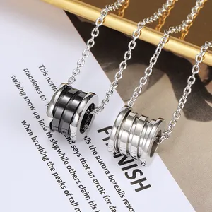 Designer spring necklace for men and women high end ceramic couples pendant necklace fashion accessories valentine's day Christmas jewelry gifts