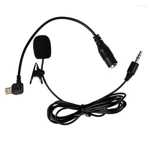 Mikrofoner Rundstrålande Lavalier Lapel Microphone For HERO 3 4 Kameratillbehör 87HC