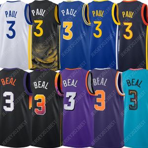 3 Chris Paul 3 Bradley Beal Camisas de basquete masculino feminino juvenil XS-4XL 2023-24