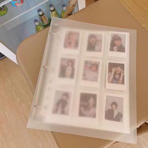 Kleid großer Fotokartenbinder A4 Binder Kpop Fotoalbum Polaroid Album Looseleaf Photocards Halter Idol Anime Card Sammeln Sie Buch