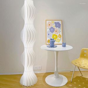 Zemin lambaları Pileli sevimli lamba standı başucu ruh hali köşe aydınlatma çiçek açan lamba lampara de pasta düzenlenebilir yoğun mobilya