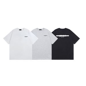 BLCG LENCIA 2023 Sommar Nytt 250g 100% bomullstyg T-shirt Herr Högkvalitetstryck Färg Drop Sleeve Lösa Tshirts Oversize Toppar 2023139