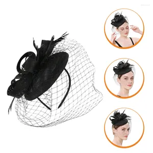 Bandane Donna Fascinator Cappello Tea Party Velo a rete Fascia per capelli Copricapo per banchetti