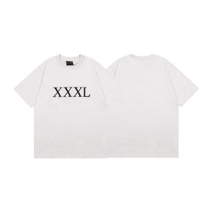 BLCG LENCIA 2023 Summer New 250g 100% Cotton T-shirt Men High Quality Print Color Sleeve Drop Tshirts Oversize Tops 2023101