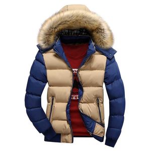 Masculino Down Parkas 2020 Masculino Primavera Inverno Casaco Quente Fleece Down Jacket Nova Moda Fur Hood Hat Masculino Outerwear Casacos Masculinos Casuais Casacos Grossos 4XL Z230711