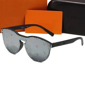 Óculos de sol designer lunette femininos masculinos lentes de armação completa UV400 sol óculos de sol fashion femininos luxo oversize Lady Mirrors Óculos masculinos unissex L01