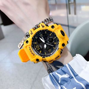 MSIANQ Orologio digitale nero di marca per uomo Sport Orologio da polso per cronografo da esterno impermeabile G Orologio da polso per studente di scossa di fanteria