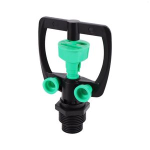 Watering Equipments 2 Pcs 1/2" To 3/4" Male Thread Impact Sprinkler With Replacement Nozzle Garden Lawn Flower 360 Degree