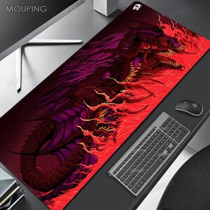 Tapis de souris pour ordinateur portable Gamer Redragon Infernal Dragon Seiryu Art tapis de souris Gamer clavier tapis d'ordinateur Kawaii accessoires de bureau tapis de bureau