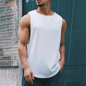 Men's Tank Tops Summer Gym Clothing Mesh Sports Tank Top Men Bodybuilding Sleeveless T Shirt Mens Fitness Stringer Tanktop Running Vest 230710