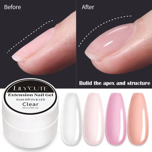 8ml Nail Gel Polish For Manicure Nail Structures Extensions Pink White Clear Nail Art Hard Varnish UV Construction Gel