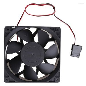 Computer Cables DC12V Brushless Cooling Fan QFR1212GHE 12cm 2 Ball Bearing High Speed DC Cooler Dropship