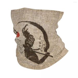 Bandanas samurai japonês palavra winter pescoço mais quente homem em água de vento lenço de face para bandana da cabana de esqui