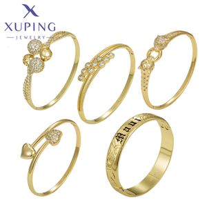 バングル Xuping ジュエリー到着ファッションゴールドメッキ女性ギフト X000708871 230710