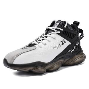 Sapatos casuais masculinos, tênis esportivos juvenis, macios, leves, absorventes de choque, tênis de basquete, tamanho 39-44