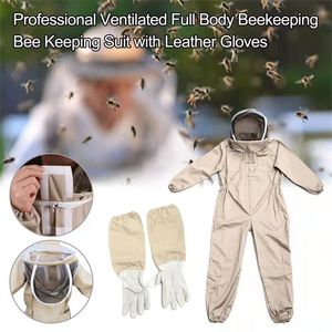 Other Garden Supplies Professional Protective Clothing Beekeeping Equipment Apicultura Clothes Beekeeper Costume Veil Hood Hat AntiBee 230707