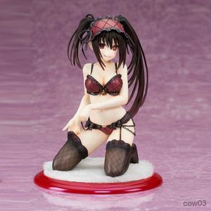 Action Toy Figures 16CM Anime Figure DATE LIVE Black Sexy Swimsuit Model Collection Doll Toys Gift Ornaments R230710