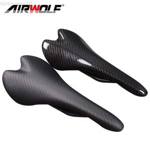 Selle per bici Parti per biciclette Sella per bici con tessuto UD / 3K Selle in carbonio opaco / lucido per MTB / bici da strada Selle per biciclette in carbonio HKD230710