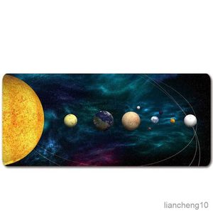 Mouse Pads de pulso de borracha Mouse Pad Gamer Desk Mat Grande Mousepad Gamer Accessories XXL PC Computer Keyboard Desk Pad Anti-slip desk mat R230710