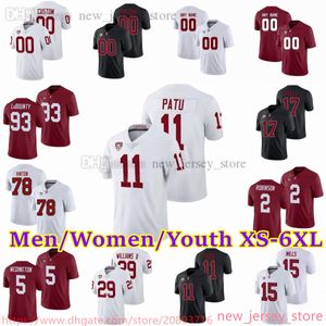 2023 Custom S-6XL NCAA Stanford Cardinal Football Jersey 28 Salim Turner-Muhammad 2 Curtis Robinson 93 Trey LaBounty 8 Nathaniel Peat 4 Michael Wilson 34 Thomas Booker