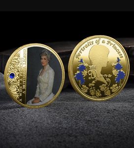 Arts and Crafts Commemorative coin three-dimensional relief color printing inlaid metal handicraft