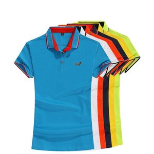 Костюмы, модные брендовые рубашки-поло, женская футболка с коротким рукавом, повседневная хлопковая вышитая женская рубашка для гольфа, тонкие топы S3xl