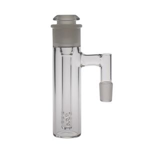 SAML GLASS 15,5 cm GLASS ASH CATCHER FÖR BONGS Diffusion/duschhuvud/3 Hål Percolator Rökning Vattenrör Kvinnlig Fogstorlek 18,8mm PG3058 (MOD-ASH)