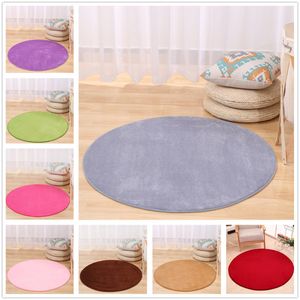 Carpet Gray Coffee Green Living Room Area Rug Round Chair Mat Anti slip Memory Foam Yoga Bedroom Kids Play Doormat 230710