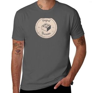 Polo da uomo T-shirt originale Brickster (dal 1932) T-shirt nera T-shirt manica corta da uomo con stampa animalier