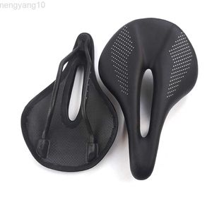 Selas de bicicleta ultraleve 3 k couro fibra de carbono sela de bicicleta de estrada/ mountain bike sela de bicicleta almofada de assento de bicicleta 240*143/155 hkd230710