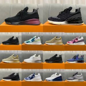 2023 new fashion Desginer Run Away Men Casual Shoes Full Knit Gradient Runner Low Top Sneaker Mens Trainers Running Shoe size 38-46