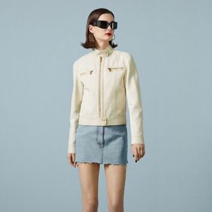 Calças femininas de duas peças, saia curta, ternos casuais, designers, letras duplas, jaquetas G, casacos para mulheres, manga longa, zíper, jaqueta, cool, meninas, streetwear