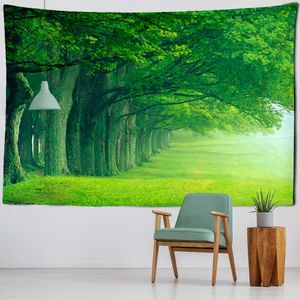 Tapestries Customizable Animal World Nature Scenery Witchcraft Home Decoration Tropical Rainforest Tapestry