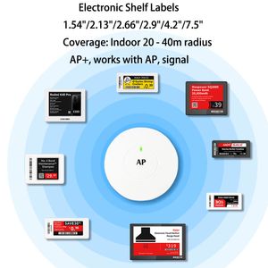 Clipboards 154" Electronic Price Tag ESL Eink Screen Shelf Label Writing Low Consumption Connect EasytoUse provide free API and MQTT 230707