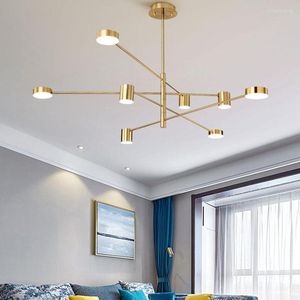 Avizeler nordic oturma odası led avize lambası altın siyah modern süspansiyon armatür yemek yatak odası ışık fikstürü