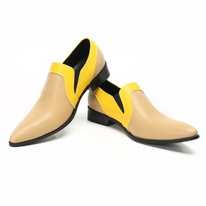 Zapatos 2023 Plus Size Italian Original Pury Pult Toe Real Leather Business Shoes Formal Slip на джентльмене повседневные туфли обувь