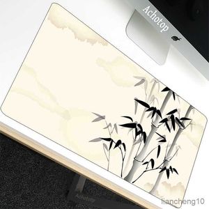 На запястье мыши запястья сакура китайская живопись Mousepad Cartoon XL Большой размер Gamer Pad Big Клавиатура компьютерный компьютер PD PAD R230710