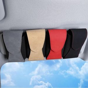 Interior Accessories Car Sunglasses Holder Universal Protective Box Storage Portable Sunglass Visor Clips Decor