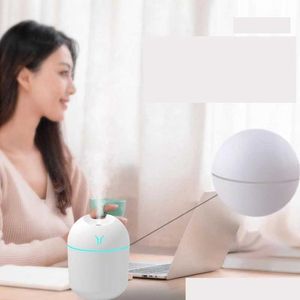 Humidifiers Ultrasonic Mini Air Humidifier Aromatherapy Humidifiers Diffuser for Home Car Portable USB Mist Maker with LED Night Lamp