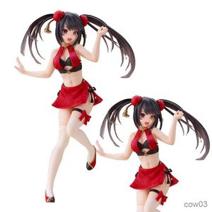 Action Toy Figures Genuine 23CM Anime Figure DATE LIVE Sexy Skirt Suit Model Dolls Toy Gift Collect Box Ornaments R230710