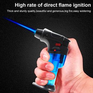 Lighter High jet Flame Butane No Gas torch Refillable Adjustable Jet Lighters powerful turbo lighter Portable Tool AQ6Z