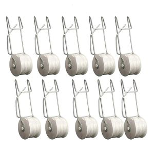 Other Garden Tools 6pcs10pcs Tomato Trellis Roller Hook Support Hooks Set with 15m Vine String Rope Flower Plant Kit 230707