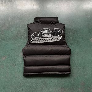 Trapstar giacca da uomo gilet sparatutto gilet gilet riflettente nero giacca moda cerniera gilet